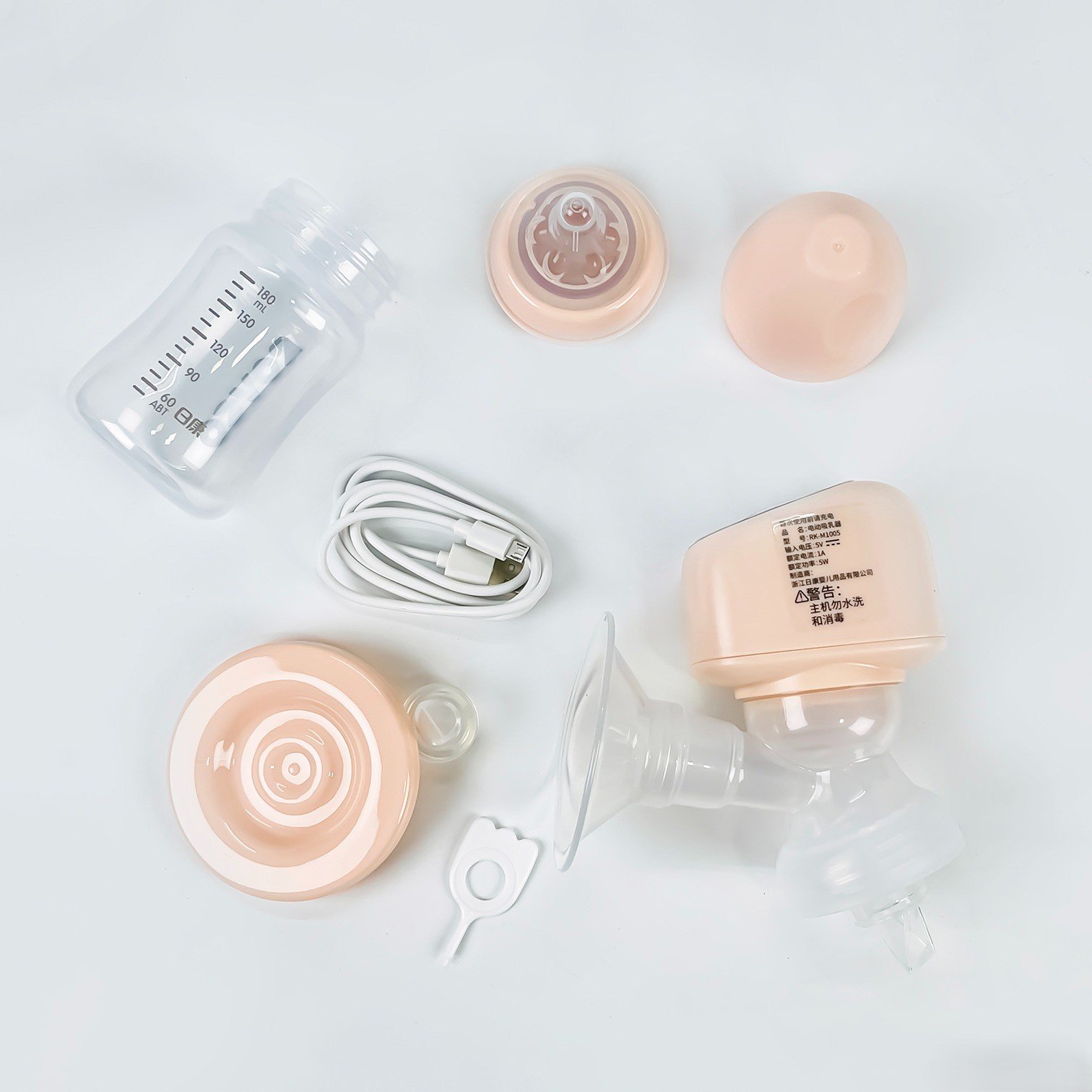 rovco portable electric breast pump with 180ml bottle rechargable 2 rovco portable electric breast pump with 180ml bottle rechargable 2